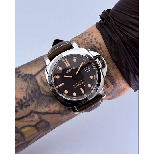 Custom Seiko Mod • Fauxtina Luminor PAM • 40mm